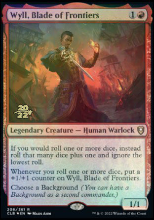 Wyll, Blade of Frontiers [Commander Legends: Battle for Baldur's Gate Prerelease Promos] | Gamers Paradise