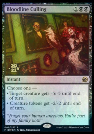 Bloodline Culling [Innistrad: Midnight Hunt Prerelease Promos] | Gamers Paradise