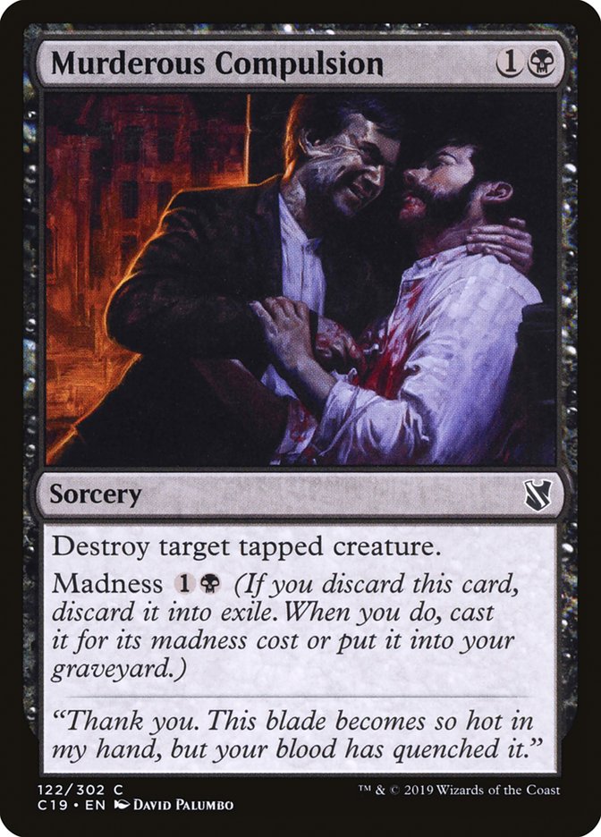 Murderous Compulsion [Commander 2019] | Gamers Paradise