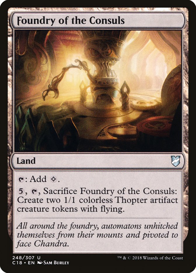 Foundry of the Consuls [Commander 2018] | Gamers Paradise