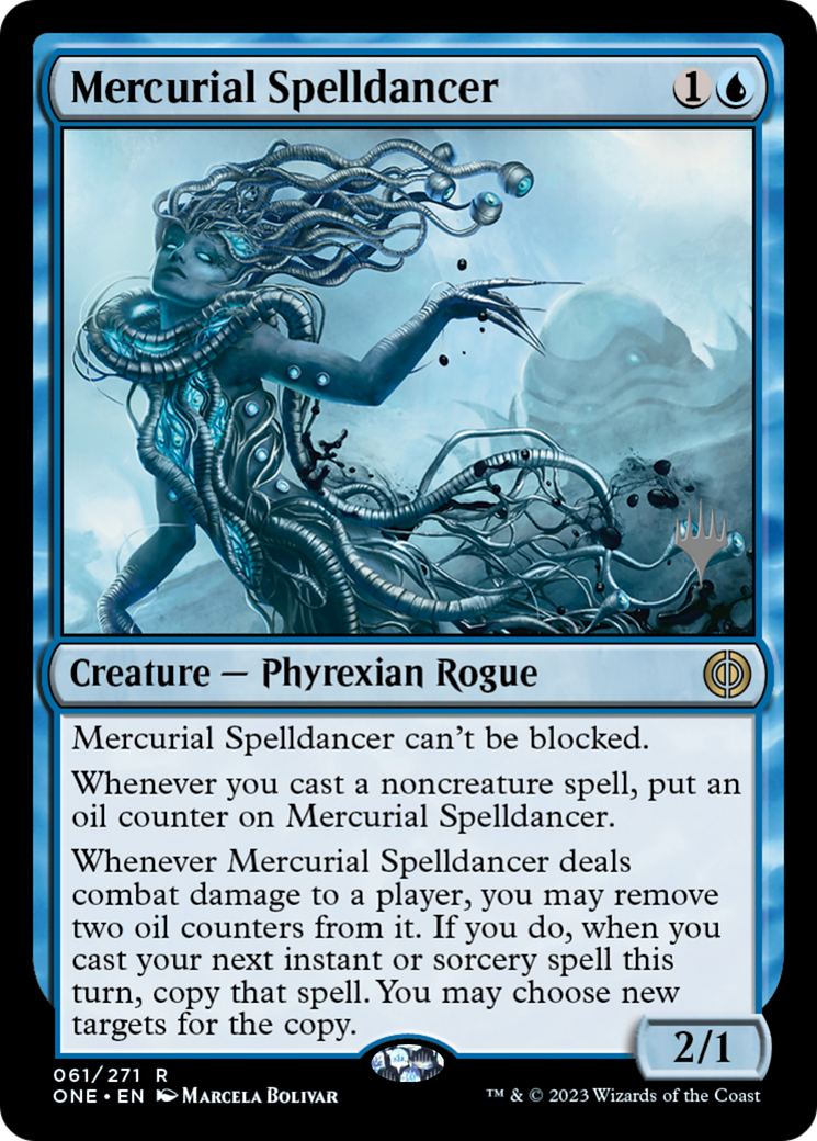 Mercurial Spelldancer (Promo Pack) [Phyrexia: All Will Be One Promos] | Gamers Paradise