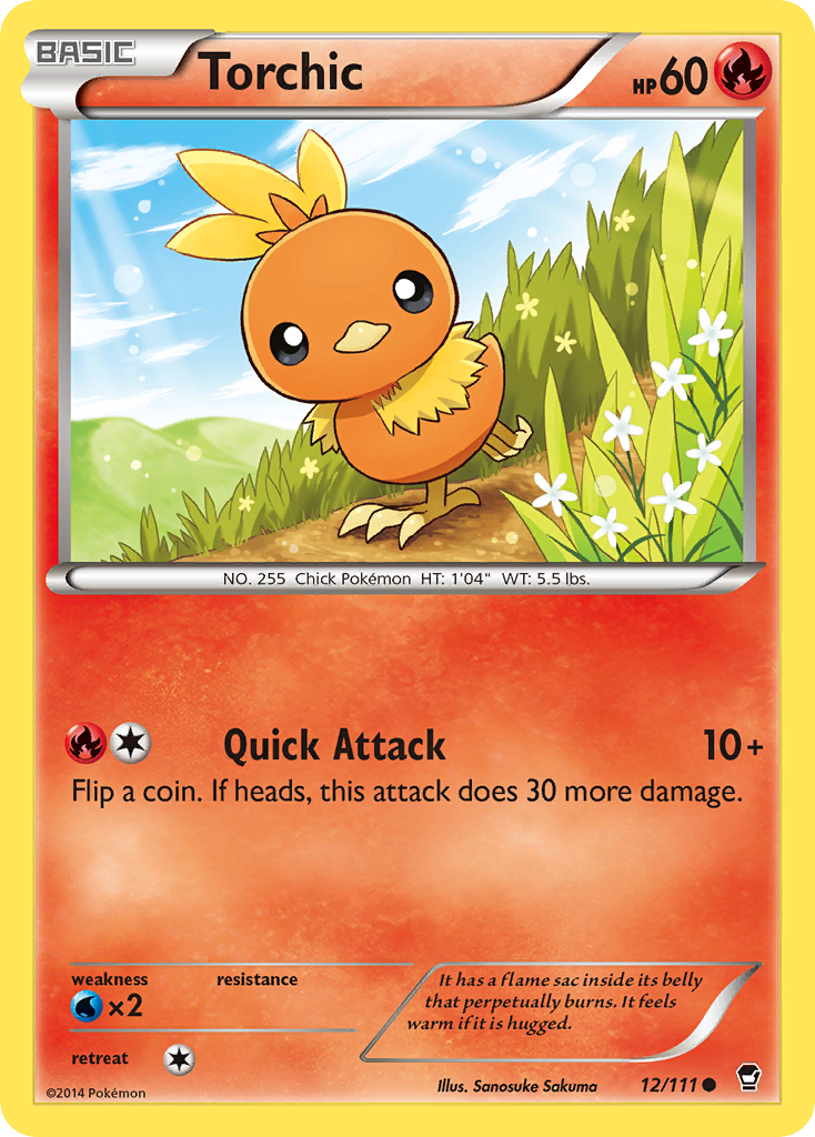 Torchic (12/111) [XY: Furious Fists] | Gamers Paradise