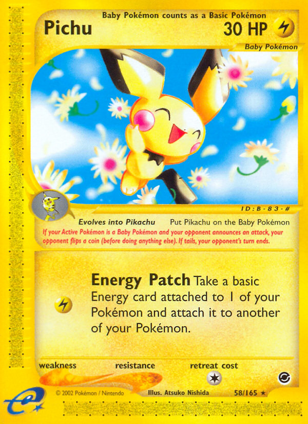 Pichu (58/165) [Expedition: Base Set] | Gamers Paradise