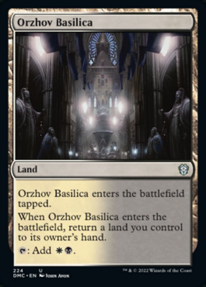 Orzhov Basilica [Dominaria United Commander] | Gamers Paradise