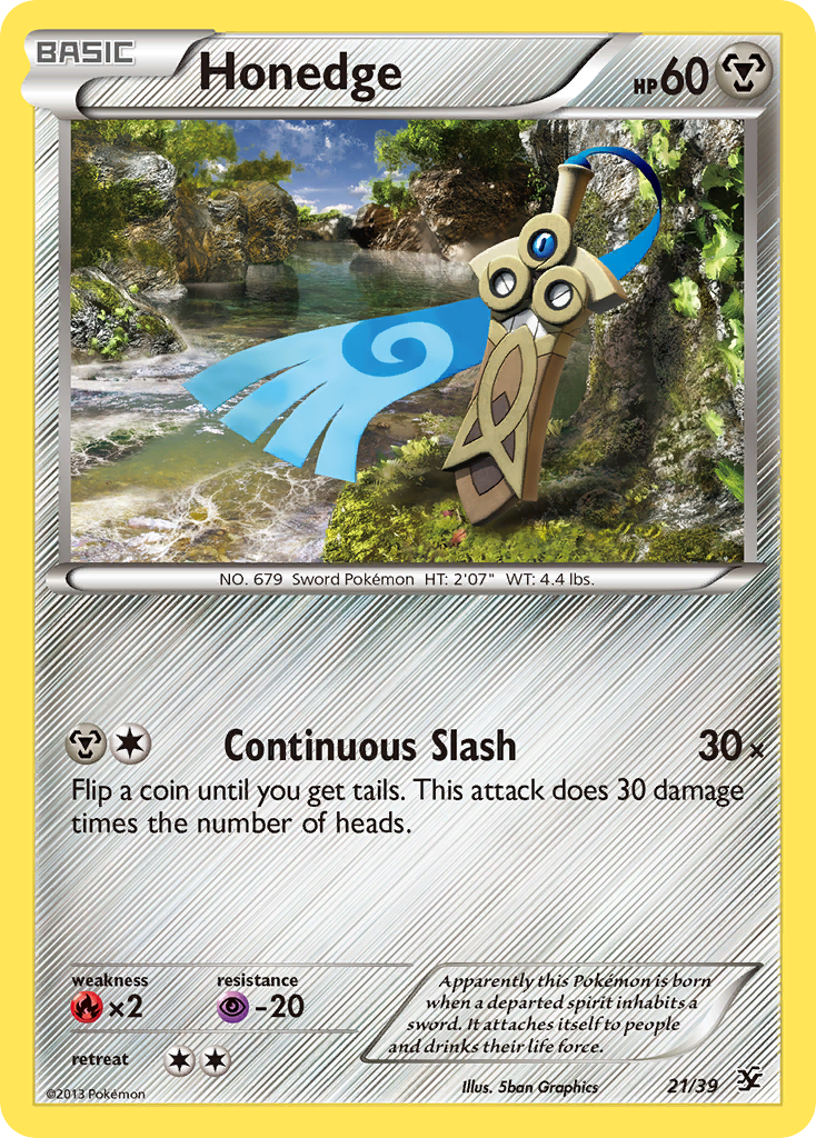 Honedge (21/39) [XY: Kalos Starter Set] | Gamers Paradise