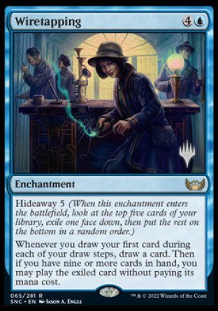 Wiretapping (Promo Pack) [Streets of New Capenna Promos] | Gamers Paradise