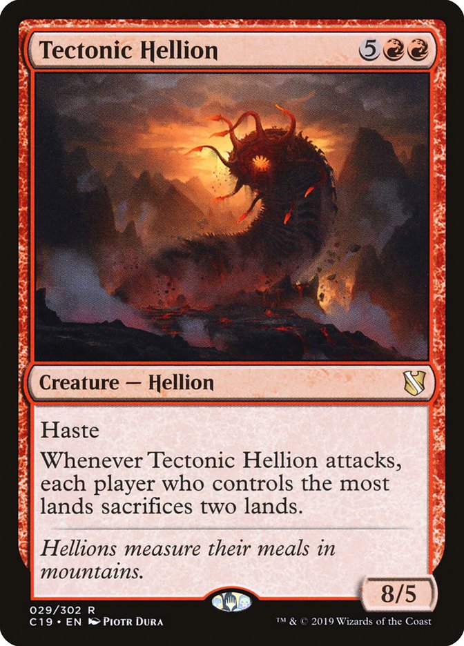 Tectonic Hellion [Commander 2019] | Gamers Paradise