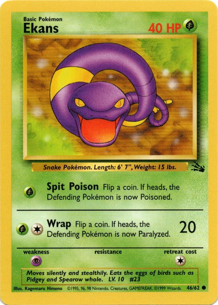 Ekans (46/62) [Fossil Unlimited] | Gamers Paradise