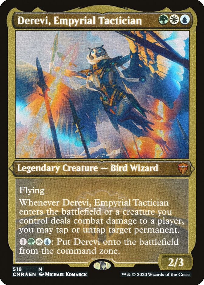 Derevi, Empyrial Tactician (Etched) [Commander Legends] | Gamers Paradise