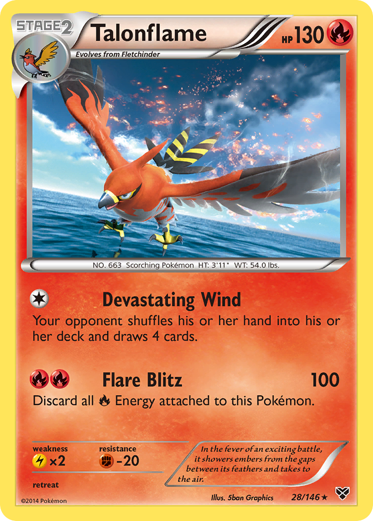 Talonflame (28/146) [XY: Base Set] | Gamers Paradise