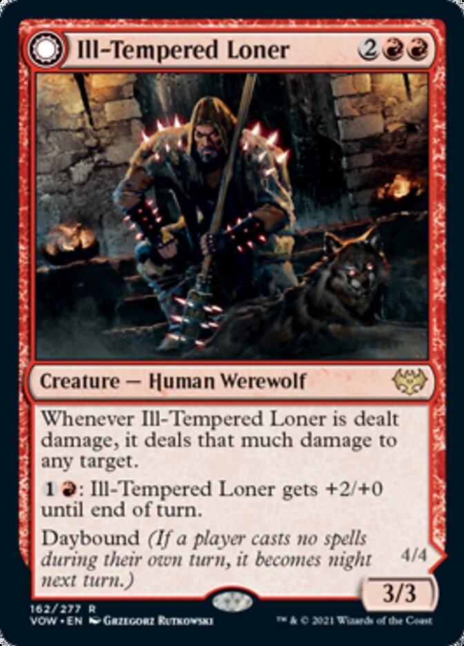 Ill-Tempered Loner // Howlpack Avenger [Innistrad: Crimson Vow] | Gamers Paradise