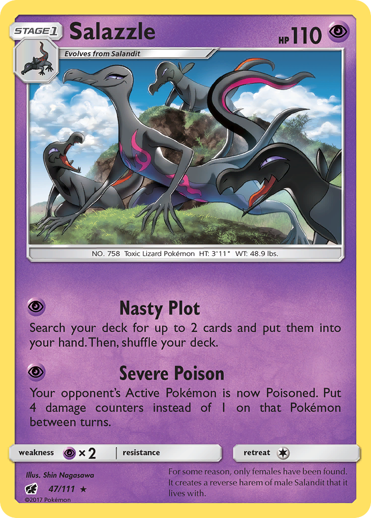 Salazzle (47/111) [Sun & Moon: Crimson Invasion] | Gamers Paradise