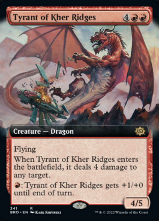 Tyrant of Kher Ridges (Extended Art) [The Brothers' War] | Gamers Paradise