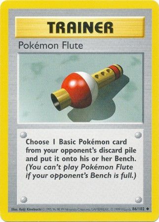 Pokemon Flute (86/102) [Base Set Shadowless Unlimited] | Gamers Paradise