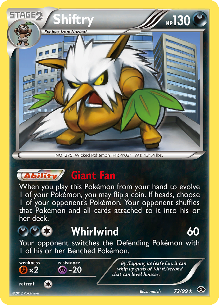 Shiftry (72/99) [Black & White: Next Destinies] | Gamers Paradise