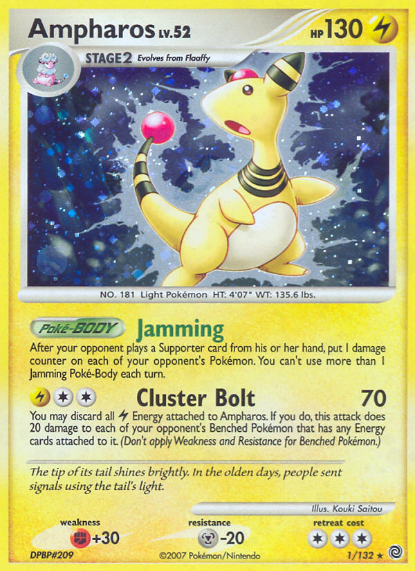 Ampharos (1/132) [Diamond & Pearl: Secret Wonders] | Gamers Paradise