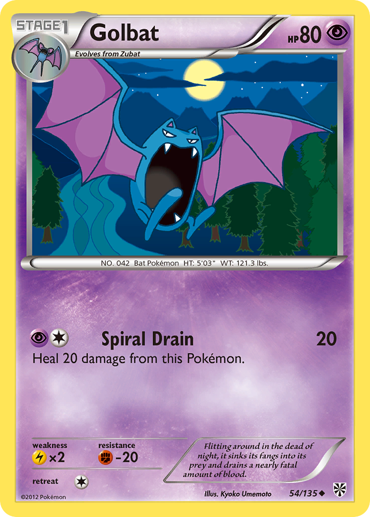 Golbat (54/135) [Black & White: Plasma Storm] | Gamers Paradise