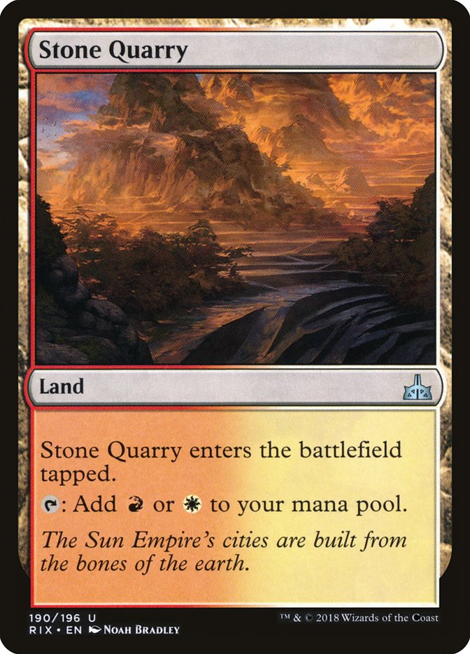 Stone Quarry [Rivals of Ixalan] | Gamers Paradise