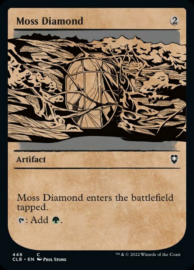 Moss Diamond (Showcase) [Commander Legends: Battle for Baldur's Gate] | Gamers Paradise