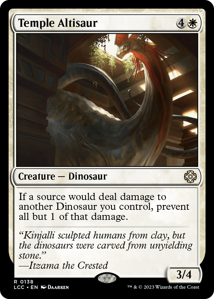 Temple Altisaur [The Lost Caverns of Ixalan Commander] | Gamers Paradise