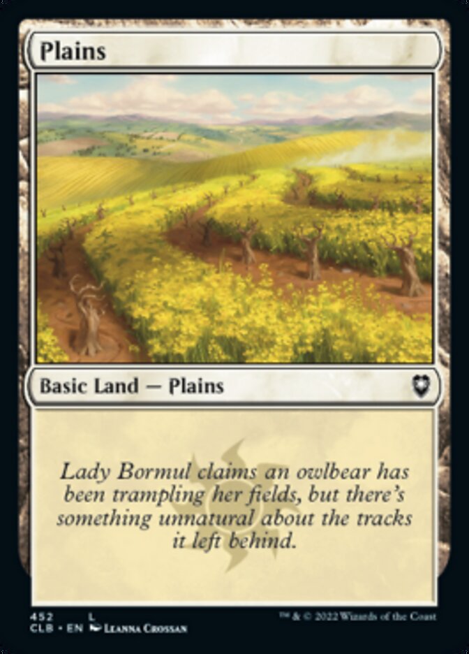 Plains (452) [Commander Legends: Battle for Baldur's Gate] | Gamers Paradise