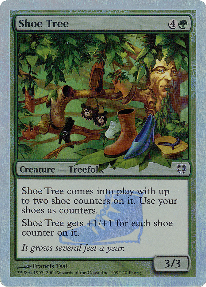 Shoe Tree (Alternate Foil) [Unhinged] | Gamers Paradise