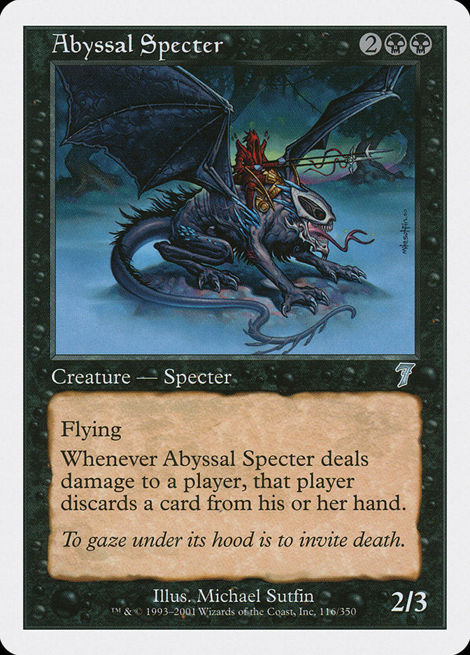 Abyssal Specter [Seventh Edition] | Gamers Paradise