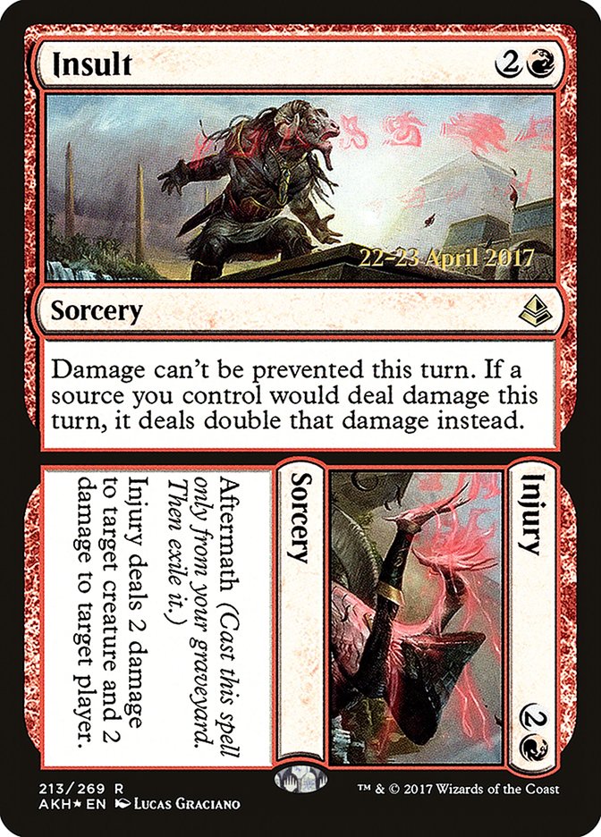 Insult // Injury [Amonkhet Prerelease Promos] | Gamers Paradise