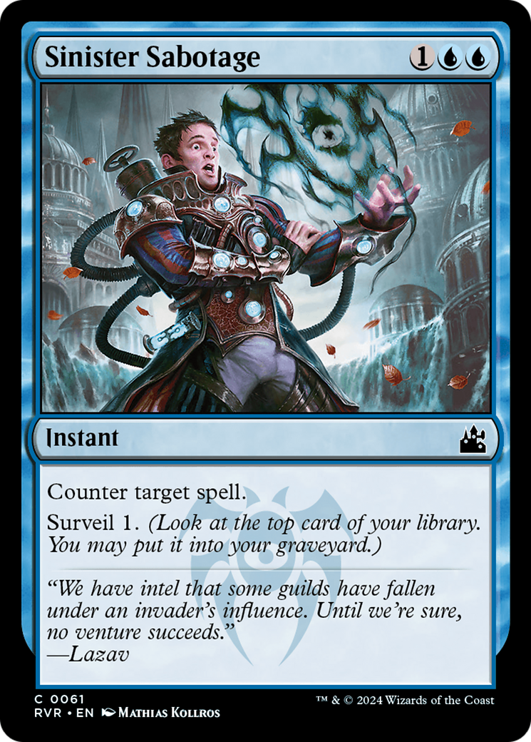 Sinister Sabotage [Ravnica Remastered] | Gamers Paradise