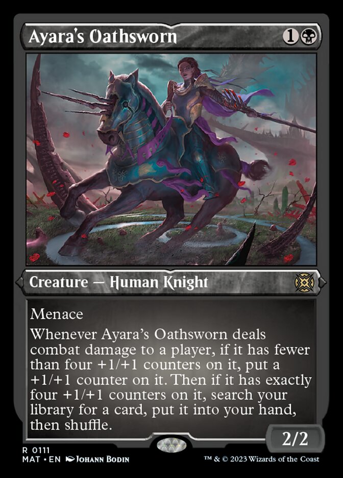 Ayara's Oathsworn (Foil Etched) [March of the Machine: The Aftermath] | Gamers Paradise