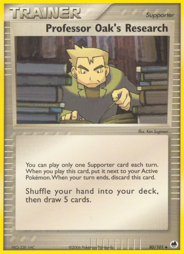 Professor Oak's Research (80/101) [EX: Dragon Frontiers] | Gamers Paradise