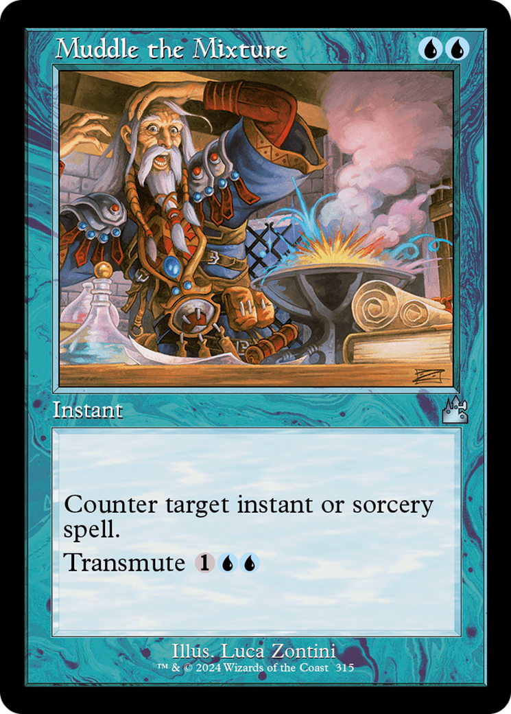 Muddle the Mixture (Retro Frame) [Ravnica Remastered] | Gamers Paradise