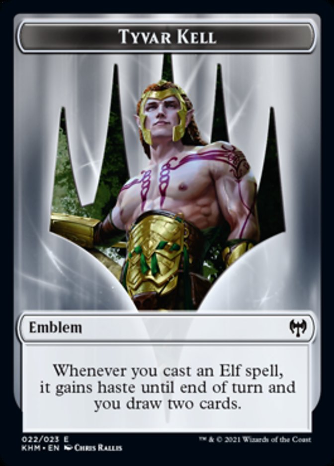 Tyvar Kell Emblem [Kaldheim Tokens] | Gamers Paradise