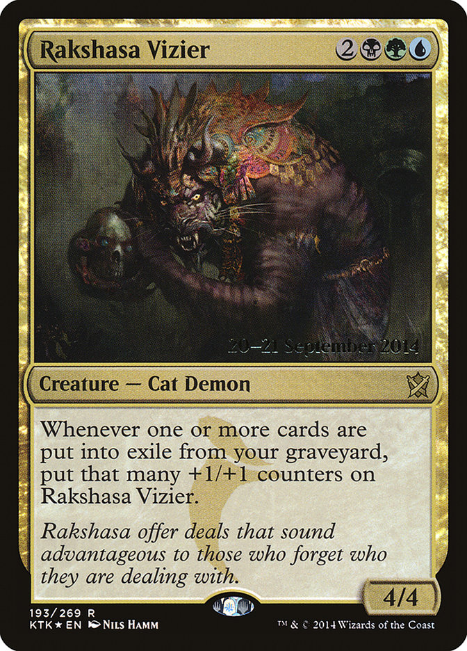 Rakshasa Vizier [Khans of Tarkir Prerelease Promos] | Gamers Paradise