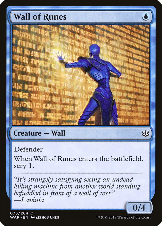 Wall of Runes [War of the Spark] | Gamers Paradise