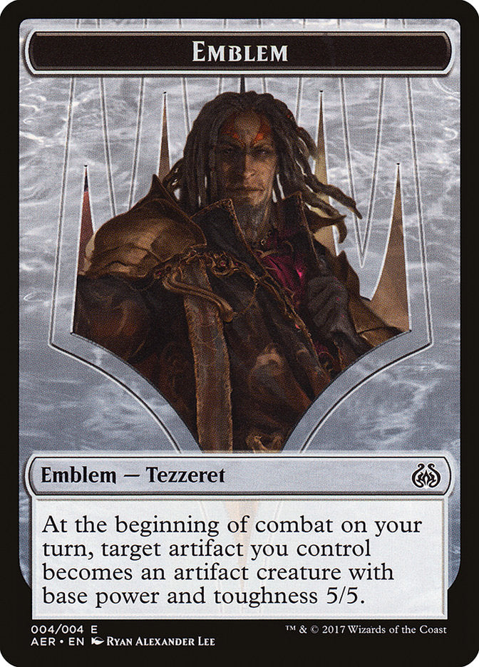 Tezzeret the Schemer Emblem [Aether Revolt Tokens] | Gamers Paradise