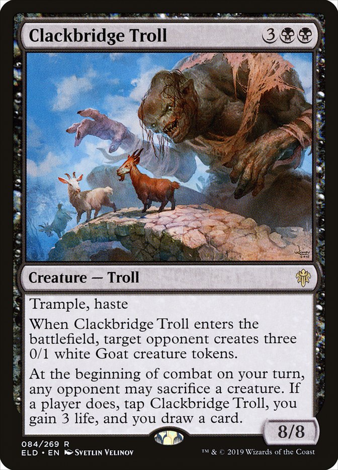 Clackbridge Troll [Throne of Eldraine] | Gamers Paradise