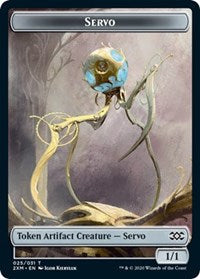 Servo // Soldier Double-Sided Token [Double Masters Tokens] | Gamers Paradise