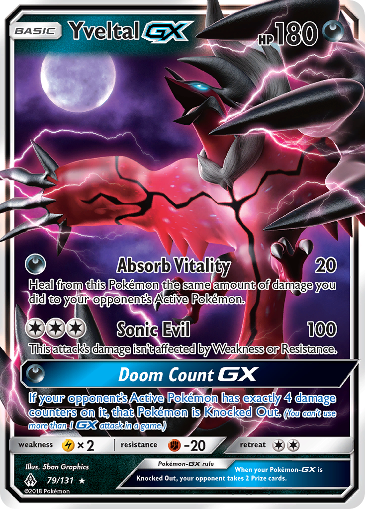 Yveltal GX (79/131) [Sun & Moon: Forbidden Light] | Gamers Paradise