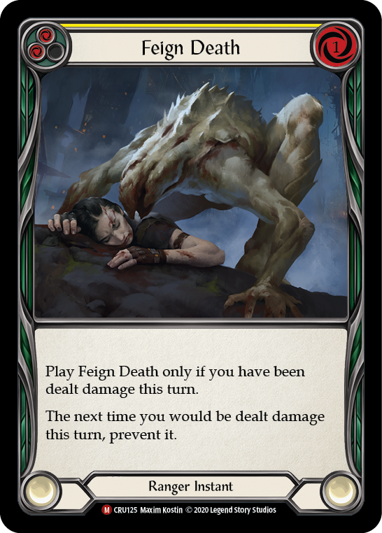 Feign Death [CRU125] 1st Edition Rainbow Foil | Gamers Paradise