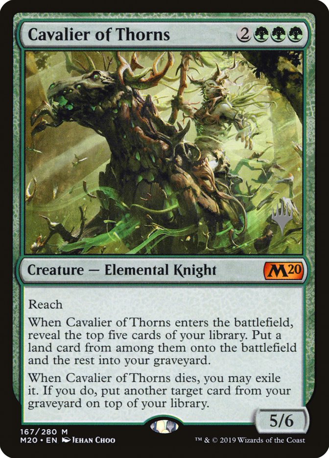 Cavalier of Thorns (Promo Pack) [Core Set 2020 Promos] | Gamers Paradise