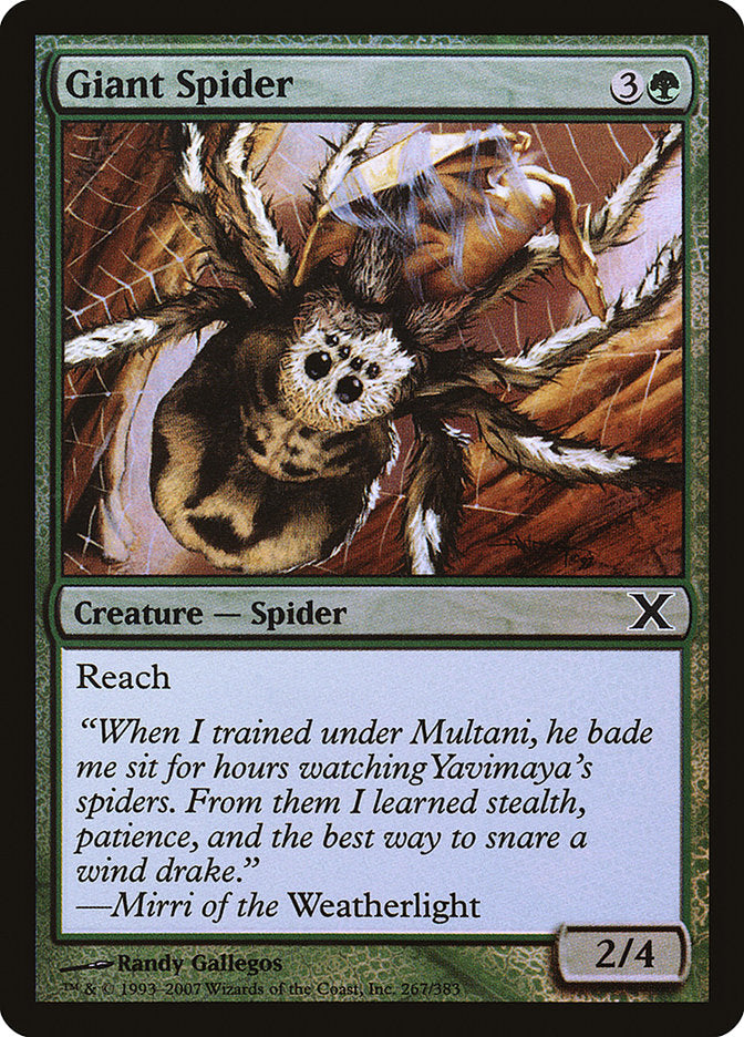 Giant Spider (Premium Foil) [Tenth Edition] | Gamers Paradise