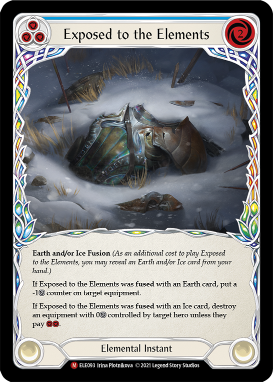 Exposed to the Elements [ELE093] (Tales of Aria)  1st Edition Rainbow Foil | Gamers Paradise