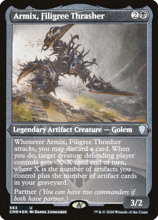 Armix, Filigree Thrasher (Etched) [Commander Legends] | Gamers Paradise