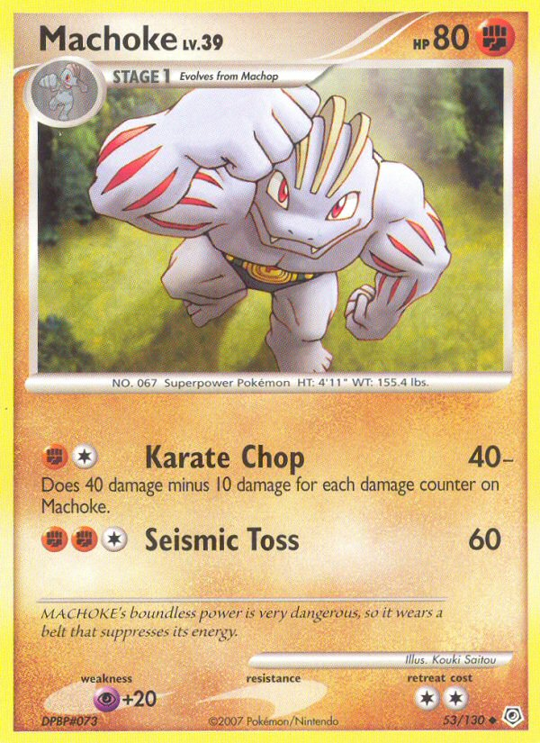 Machoke (53/130) [Diamond & Pearl: Base Set] | Gamers Paradise