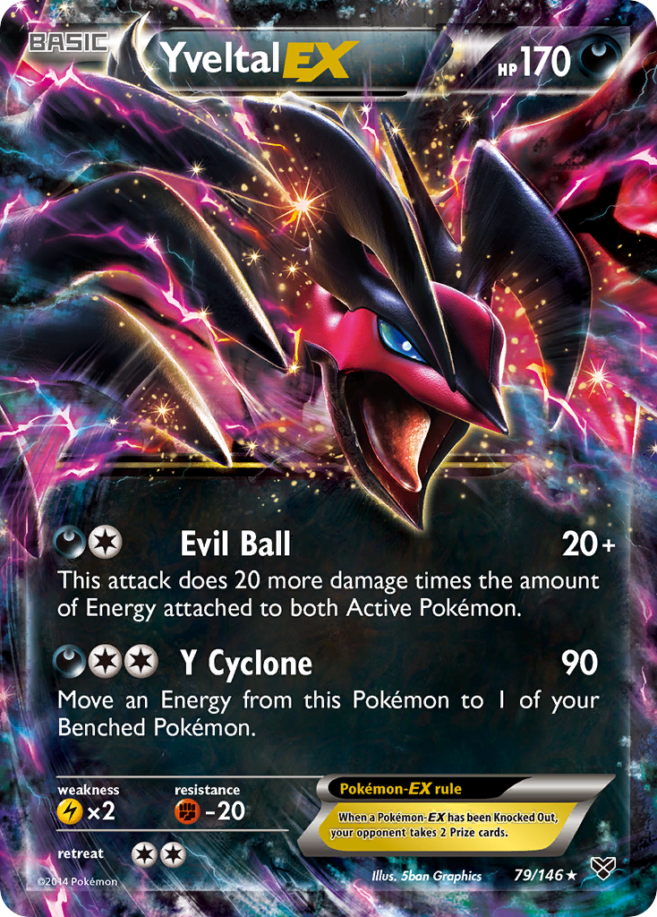 Yveltal EX (79/146) [XY: Base Set] | Gamers Paradise