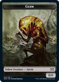 Germ // Human Soldier Double-Sided Token [Double Masters Tokens] | Gamers Paradise