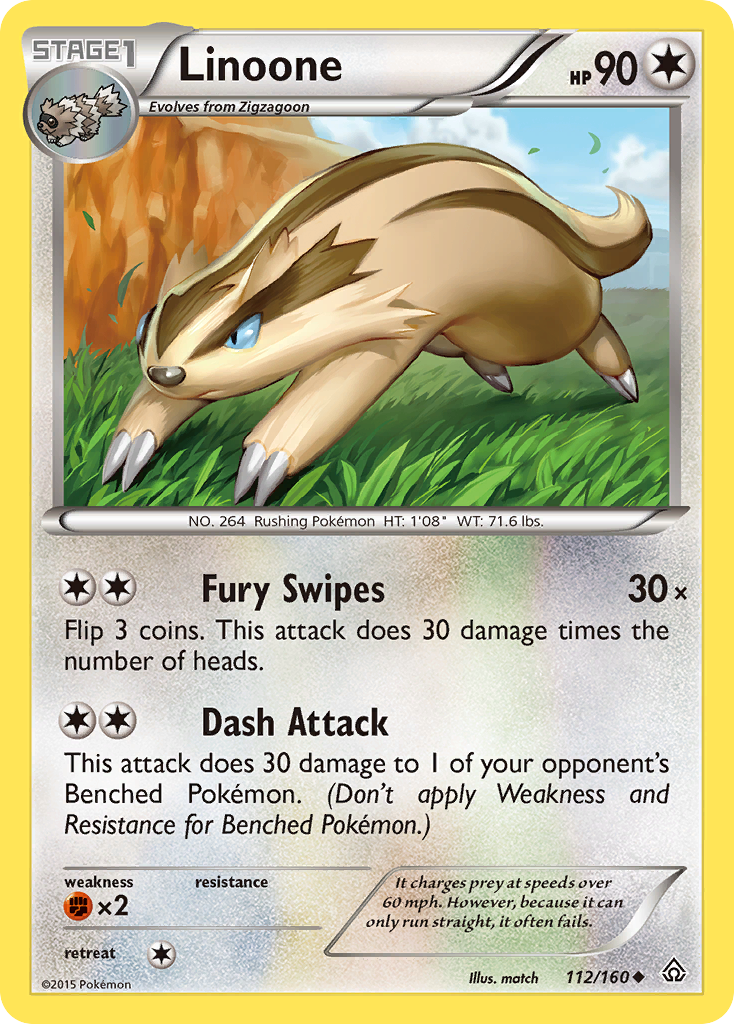 Linoone (112/160) [XY: Primal Clash] | Gamers Paradise