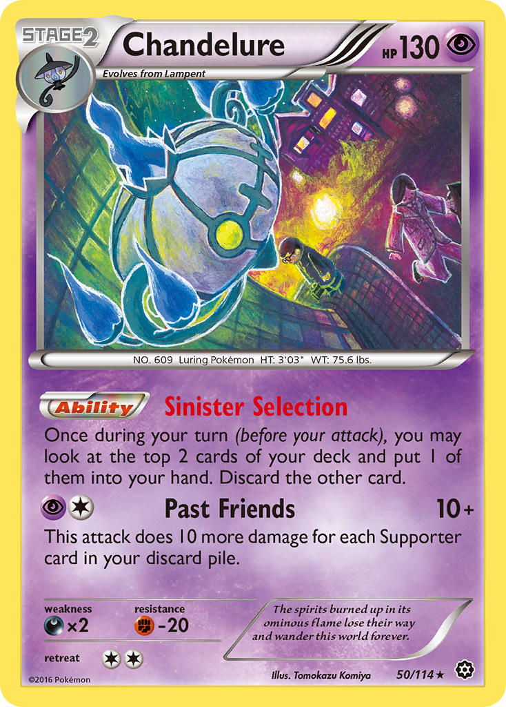 Chandelure (50/114) [XY: Steam Siege] | Gamers Paradise