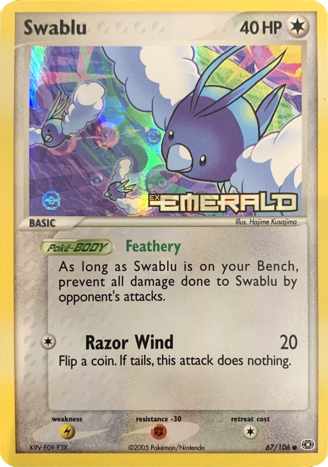 Swablu (67/106) (Stamped) [EX: Emerald] | Gamers Paradise